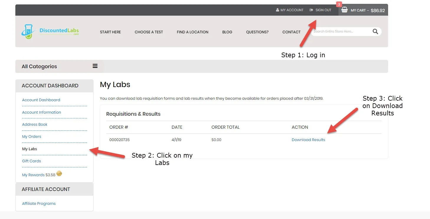 how to download results from Discountedlabs.webp